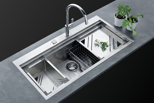 Beépíthető Inox mosogató LUISINA LAB EV36 IL Stainless-steel satin