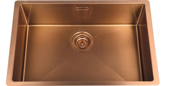 Aláépíthető inox mosogató LUISINA LEGATO EV620159M Inox PVD Copper