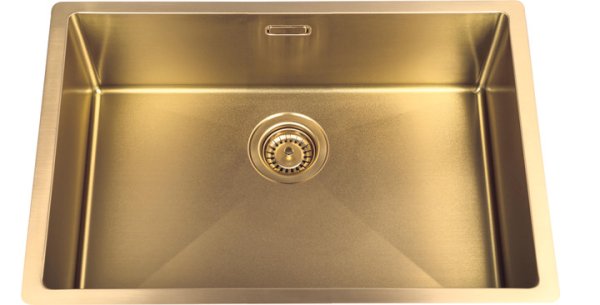 Aláépíthető inox mosogató LUISINA LEGATO EV620018M Inox PVD Gold