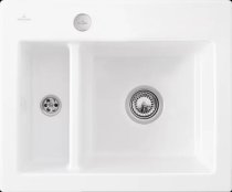 Beépíthető kerámia mosogató Villeroy & Boch Subway 60 XM flat Snow White 67802FKG