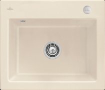 Beépíthető kerámia mosogató Villeroy & Boch Subway 60 S flat Ivory 33092FFU