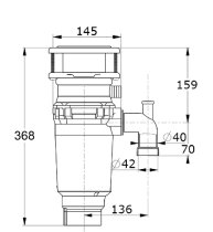 Konyhamalac, konyhai daráló EcoMaster Standard EVO3