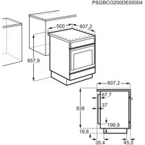 Villanytűzhely Electrolux LKR520000W