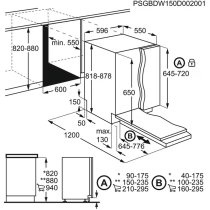 Beépíthető Mosogatógép 60 cm integrált Electrolux EEA27200L