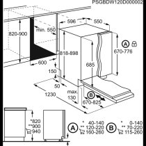 Beépíthető Mosogatógép 60 cm integrált Electrolux EEG69405L