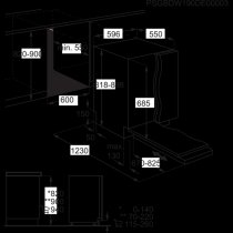 Beépíthető Mosogatógép 60 cm integrált Electrolux EEM69410W