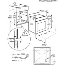 Beépíthető Sütő Electrolux EOF3H50BK