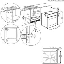 Beépíthető Sütő Electrolux EOF4P56X