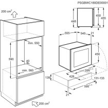 Beépíthető Kompakt borhűtő Electrolux KBW5X