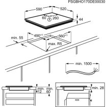 Beépíthető Főzőlap Indukciós Electrolux LIR60433B