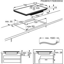 Beépíthető Főzőlap Indukciós Electrolux EIV835