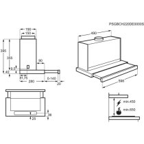 Beépíthető Teleszkópos Elszívó Electrolux LFP616X