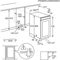 Beépíthető Borhűtő Electrolux EWUS018B7B