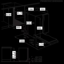 Beépíthető Mosogatógép 60 cm integrált AEG FSS5261XZ