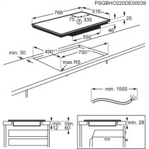 Beépíthető Főzőlap Indukciós AEG IKE84471XB