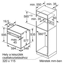 Beépíthető gőzsütő Bosch HSG636BB1