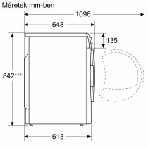 Szárítógép Bosch WQG245C0BY