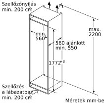 Beépíthető Fagyasztó Bosch GIN81ACE0