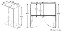Szabadonálló fagyasztó szekrények Bosch GSN36VLEP