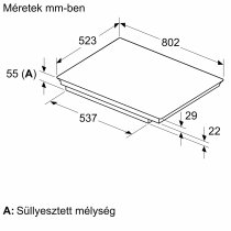 Beépíthető Főzőlap Indukciós Bosch PVS845HB1E