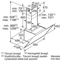 Oldalfali Elszívó Bosch DWK67CM60