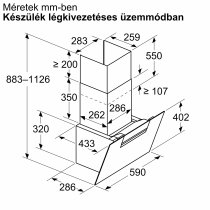 Oldalfali Elszívó Bosch DWK67FN60