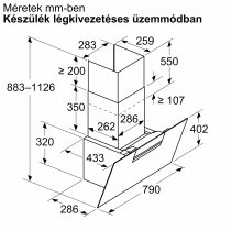 Oldalfali Elszívó Bosch DWK87FN60