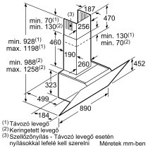 Oldalfali Elszívó Bosch DWK98JQ60