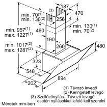 Oldalfali Elszívó Bosch DWK98PR60