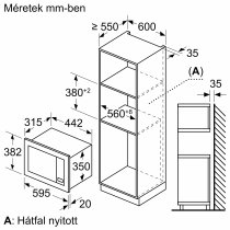 Beépíthető Mikró Bosch BFL623MB3