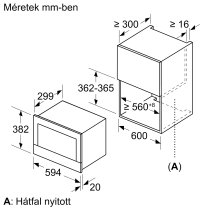 Beépíthető Mikró Bosch BFL634GB1