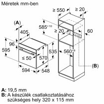 Beépíthető sütő Bosch HBA272BB0