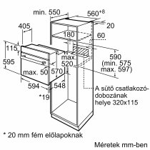 Beépíthető sütő Bosch HBF133BR0