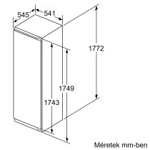 Beépíthető Hűtő Fagyasztó Nélkül Bosch KIR81VFF0