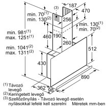 Oldalfali Elszívó Neff D95FRW1S2