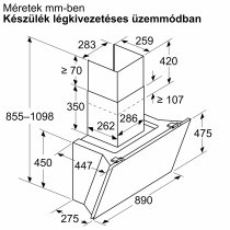 Oldalfali Elszívó Neff D98IPT2S0