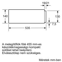 Beépíthető Melegentartó Fiók Neff N17HH10G0