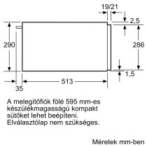 Beépíthető Melegentartó Fiók Neff N17HH20G0