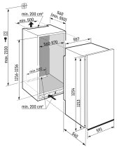 Dekorációs célokra alkalmas hűtőszekrény LIEBHERR DRe 4101