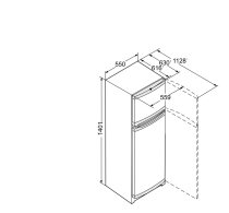 Hűtő-fagyasztó-automata SmartFrost-tal LIEBHERR CTPe231