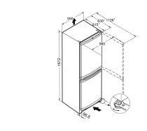 Hűtő-fagyasztó-automata SmartFrost-tal LIEBHERR CUe281