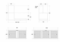 Fali páraelszívók Kdesign K105-120 T600 fekete