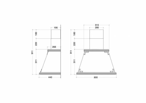 Fali páraelszívók Kdesign RETRO-W 80 T600 Clay