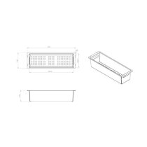 Gyümölcsmosó kosár ELLECI AVI03000 Gyümölcsmosó kosár - inox