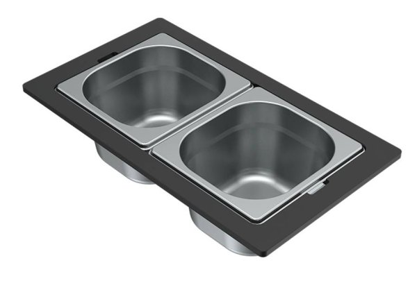 Gyümölcsmosó kosár ELLECI KF032100IN Gourmet szett 1_6 BEST inox