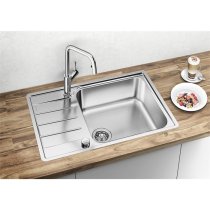 Inox mosogatótálca BLANCO LEMIS XL 6S-IF Compact 2 furattal