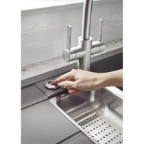 Kiegészítő konyhamalachoz BLANCO Levegőkapcsoló nyomógomb PVD steel
