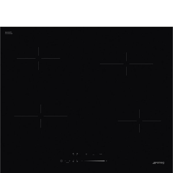 Beépíthető Főzőlap Kerámia SMEG SE464TD fekete