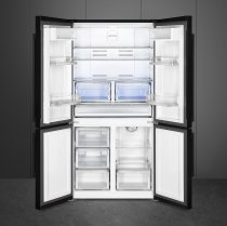 Amerikai típusú hűtők SMEG FQ60NDE fekete