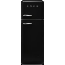 Szabadonálló kombinált hűtő felső mélyhűtővel SMEG FAB30RBL5 fekete